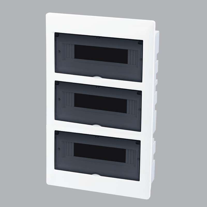 Wall-mounted electrical cabinet contains MCB TS-48
