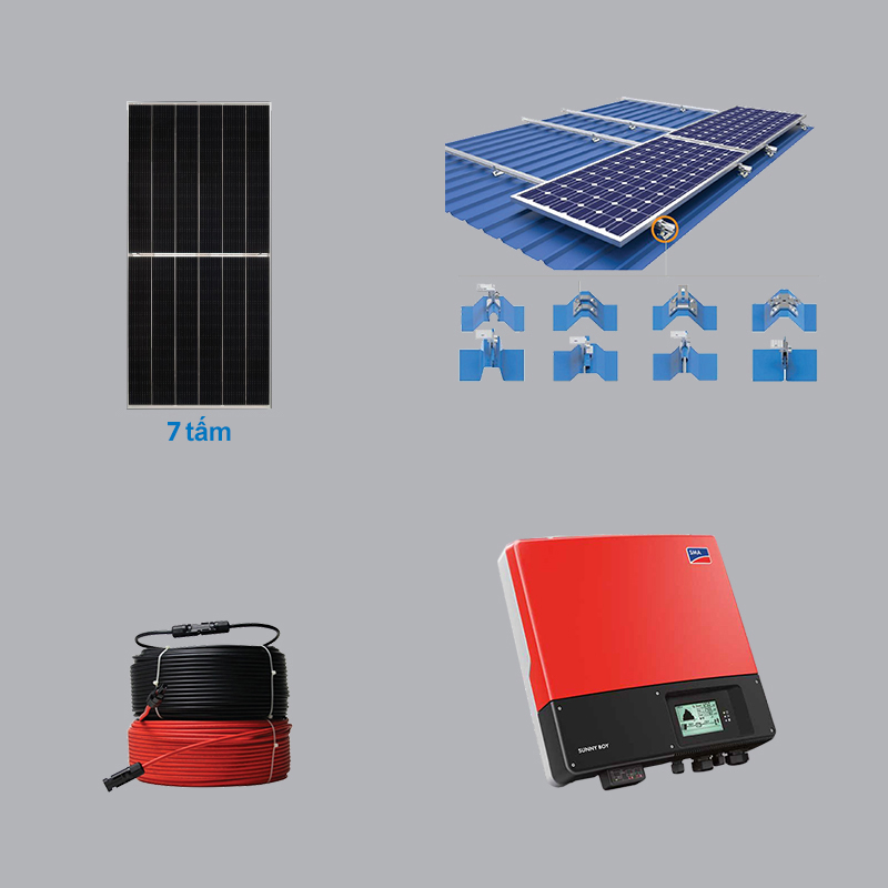 Solar Power System 3.22 kWp 1 Phase