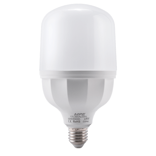 LED Bulb thân nhựa 30W ánh sáng trắng LBD2-30T